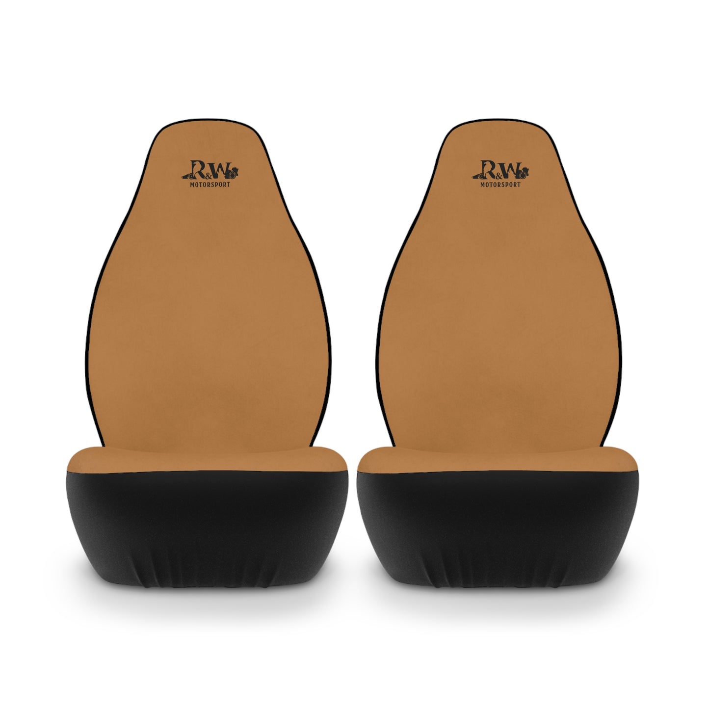 R&W Motorsport Car Seat Covers — Universal Front Seat Protectors - Cuero Cómodo