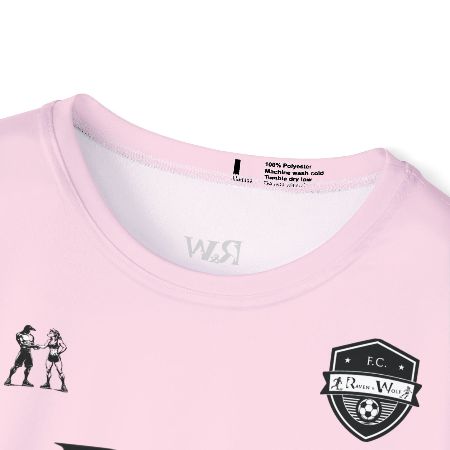 R&W Athletics "Kick Off" Football Shirt/Soccer Jersey - Performance Pink