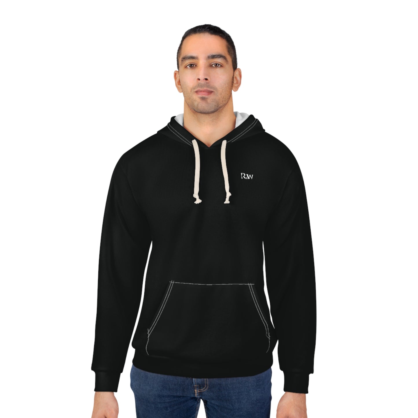 R&W Athletics Minimalist Logo Hoodie (Tarmac Black)