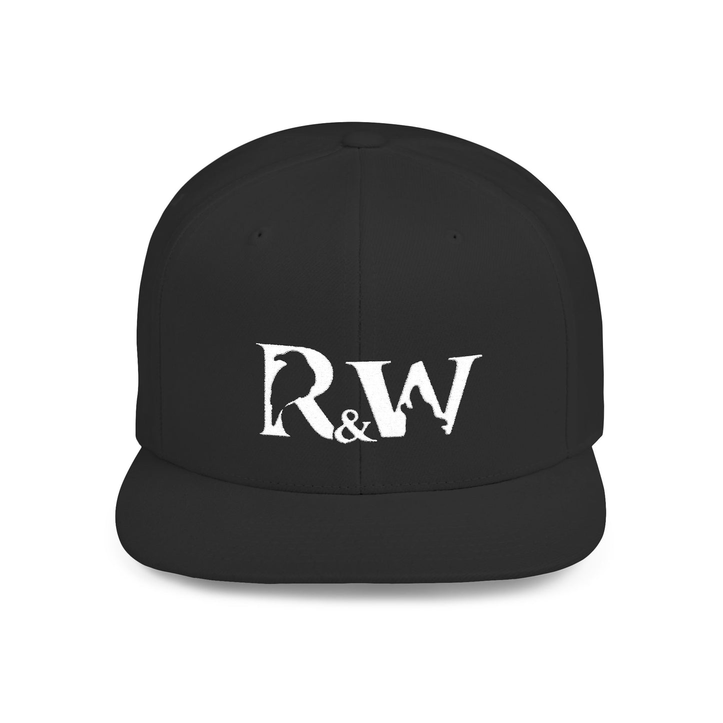 R&W Athletics Distressed Logo Snapback Hat