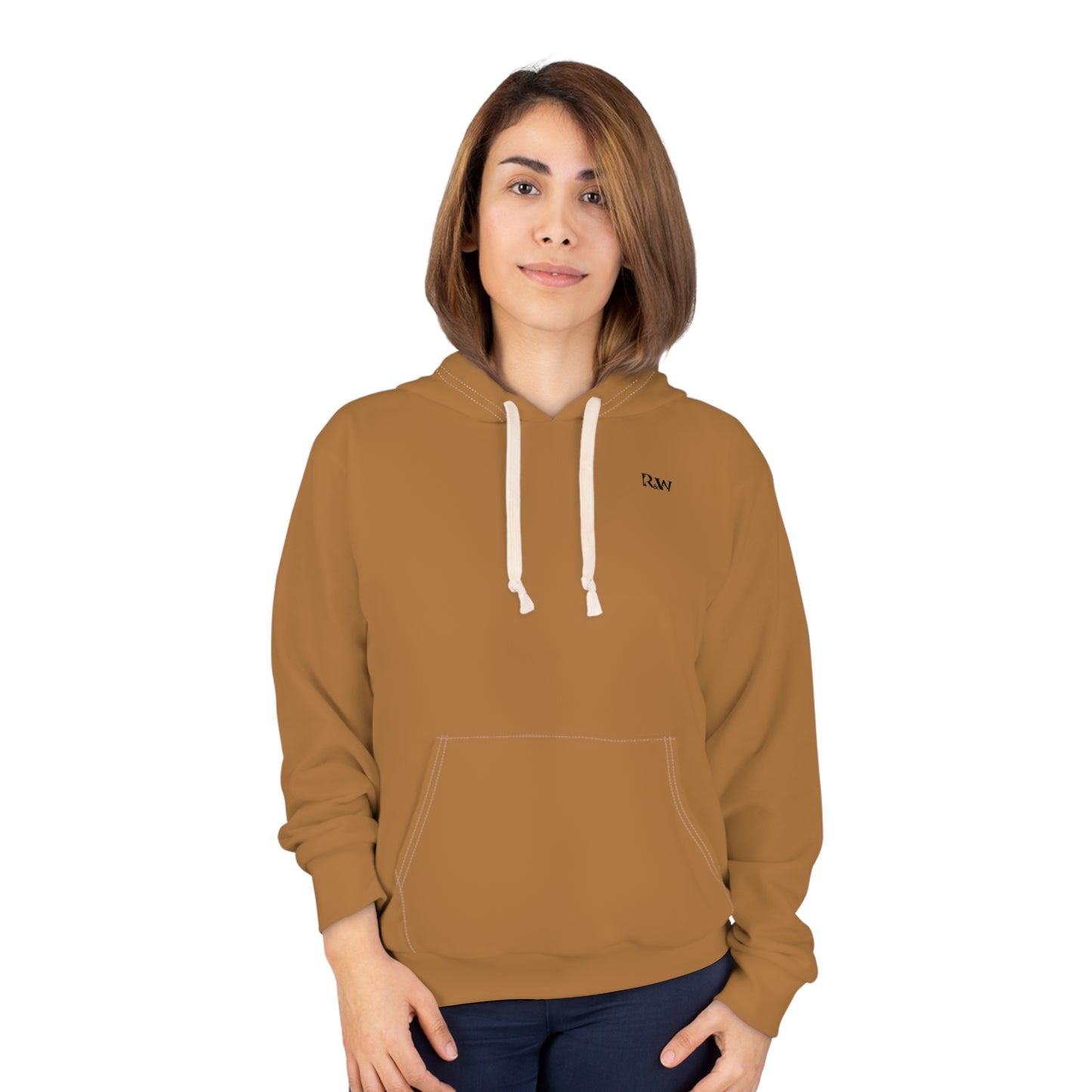 R&W Athletics Minimalist Logo Hoodie (Cuero Cómodo)