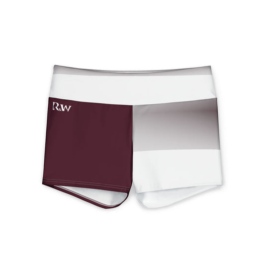 R&W Women's Lightweight Yoga Shorts - Vino Viejo