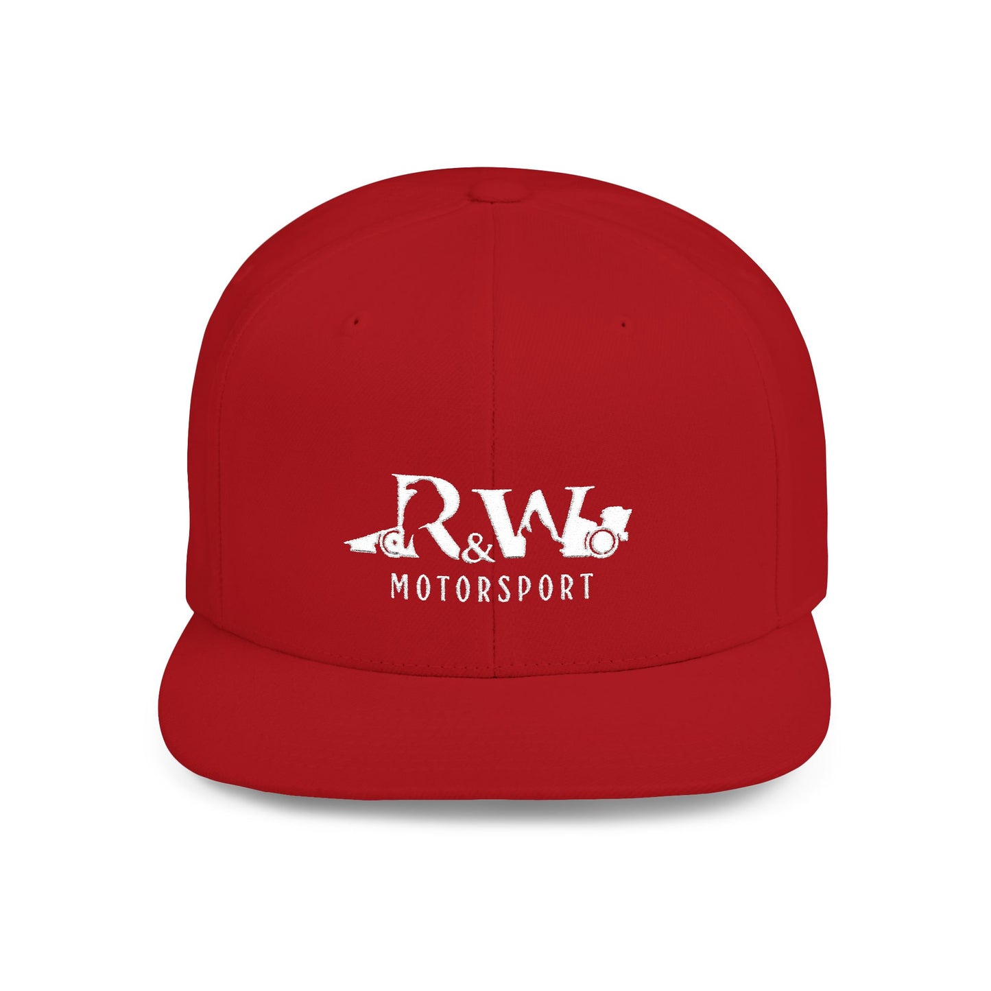 R&W Motorsport Distressed Logo Snapback Hat