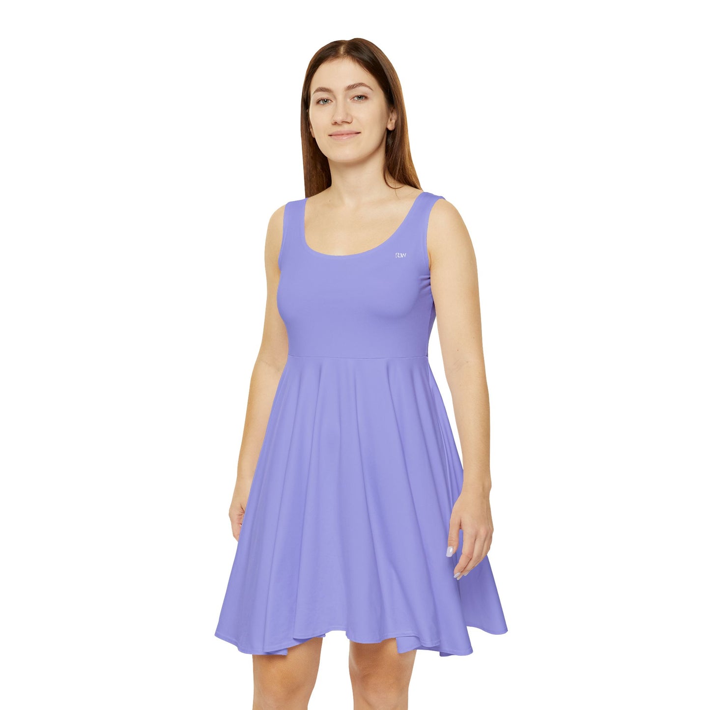 Amore I Women's Skater Dress — Classic Scoop Neck A-Line Summer Dress
