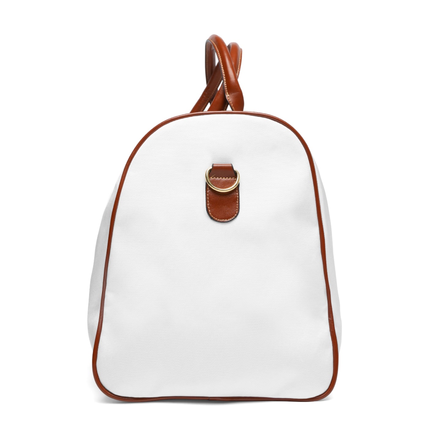 Monogram Waterproof Travel Duffle Bag – Panda with Brown Trim