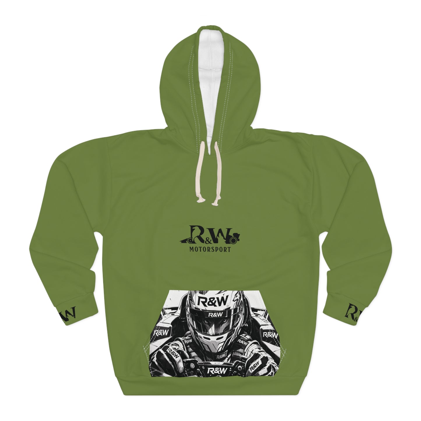 R&W Motorsport Hoodie — R&W 'Vision of the Raven, Power of the Wolf' Racing Pullover (Tomillo Tranquilo)