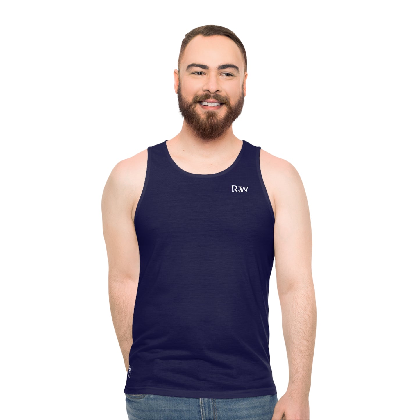 R&W Athletics Unisex Minimalist Tank Top — Noble Navy