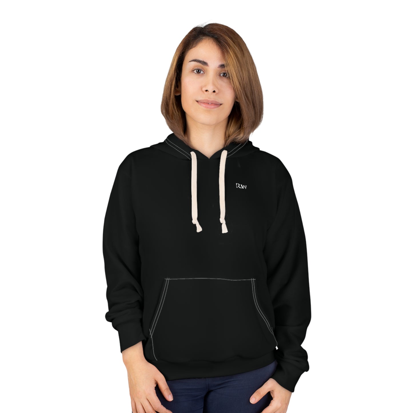 R&W Athletics Minimalist Logo Hoodie (Tarmac Black)