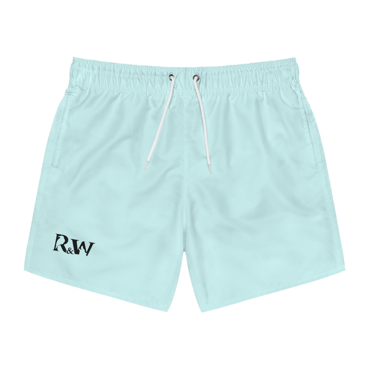 Mens Minimal Logo Swim Trunks — Horizon
