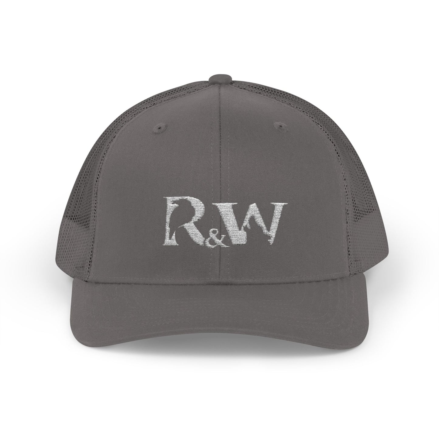 Copy of R&W Athletics Embroidered Mesh Trucker Cap — Vintage Snapback Mesh Hat