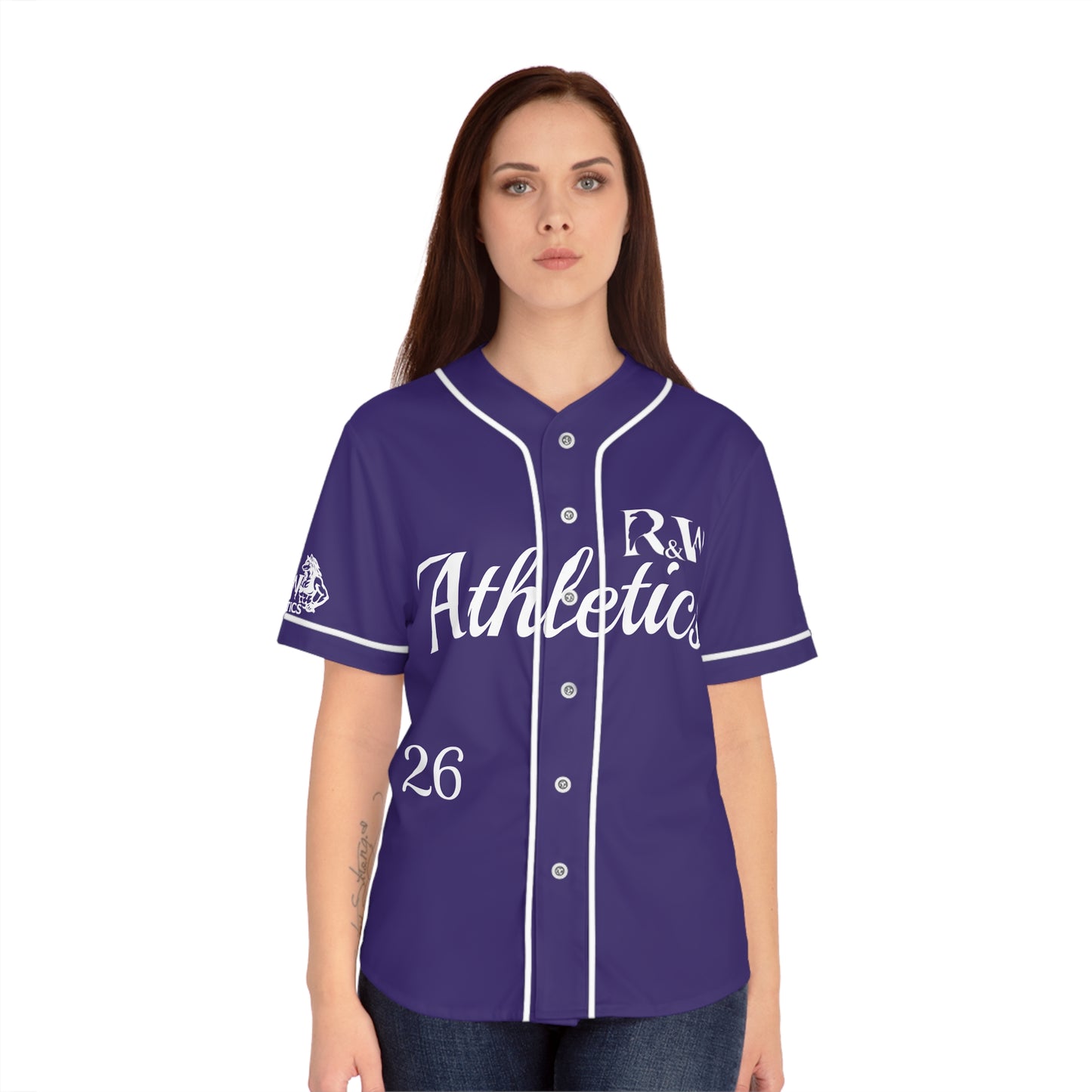 R&W Women's "Opening Day" Baseball Jersey — Raven
