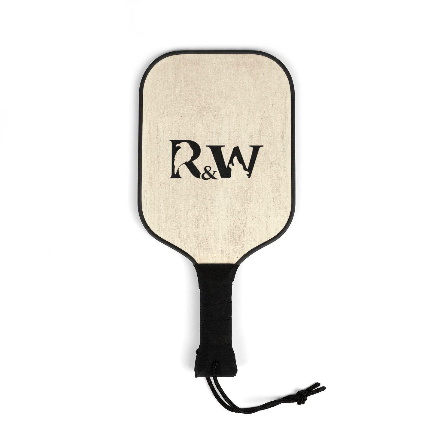 Monogram Pickleball Paddles Set – Personalized R&W Wooden Kit with Balls