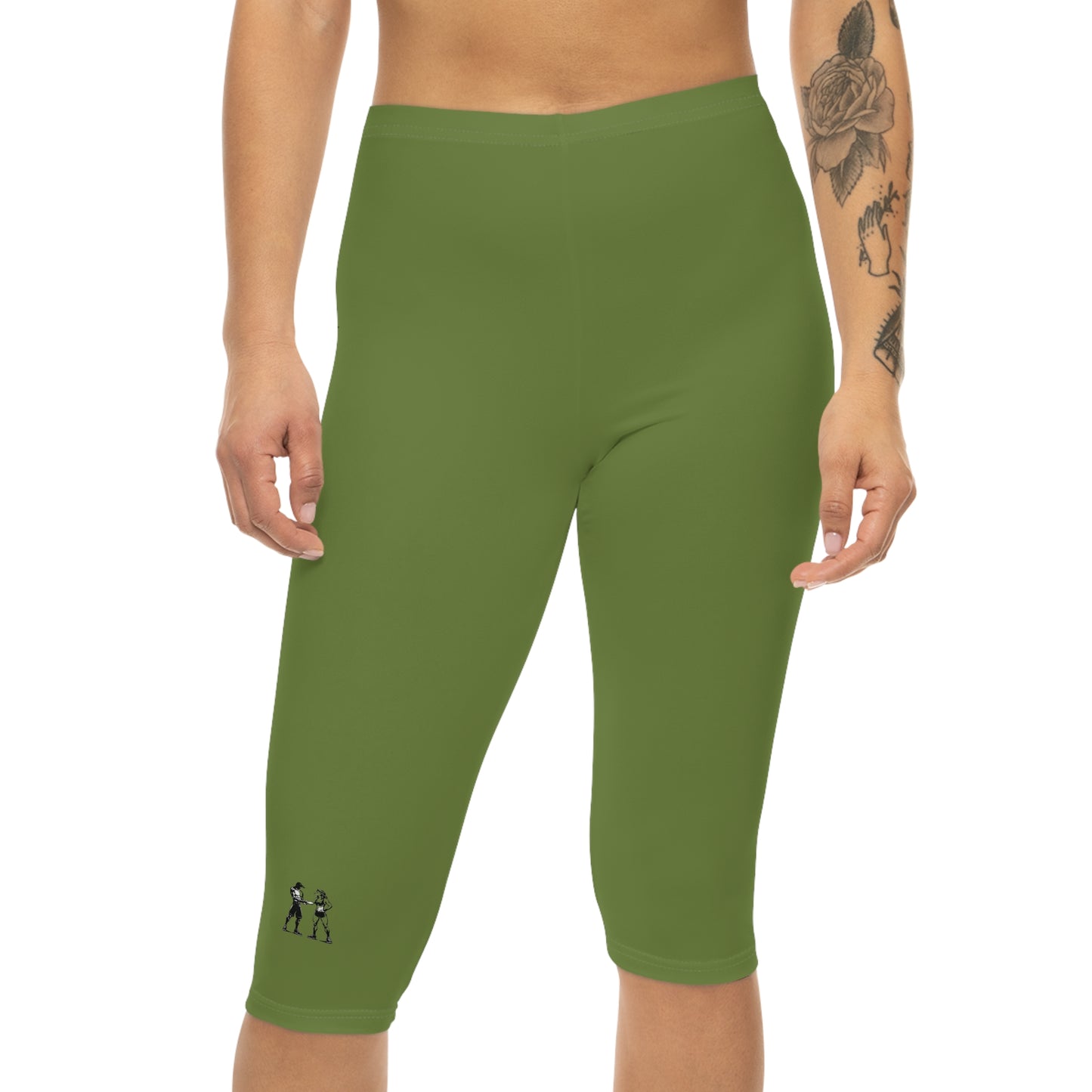 R&W Women's Capri Leggings — Minimalist Logo Tomillo Tranquilo