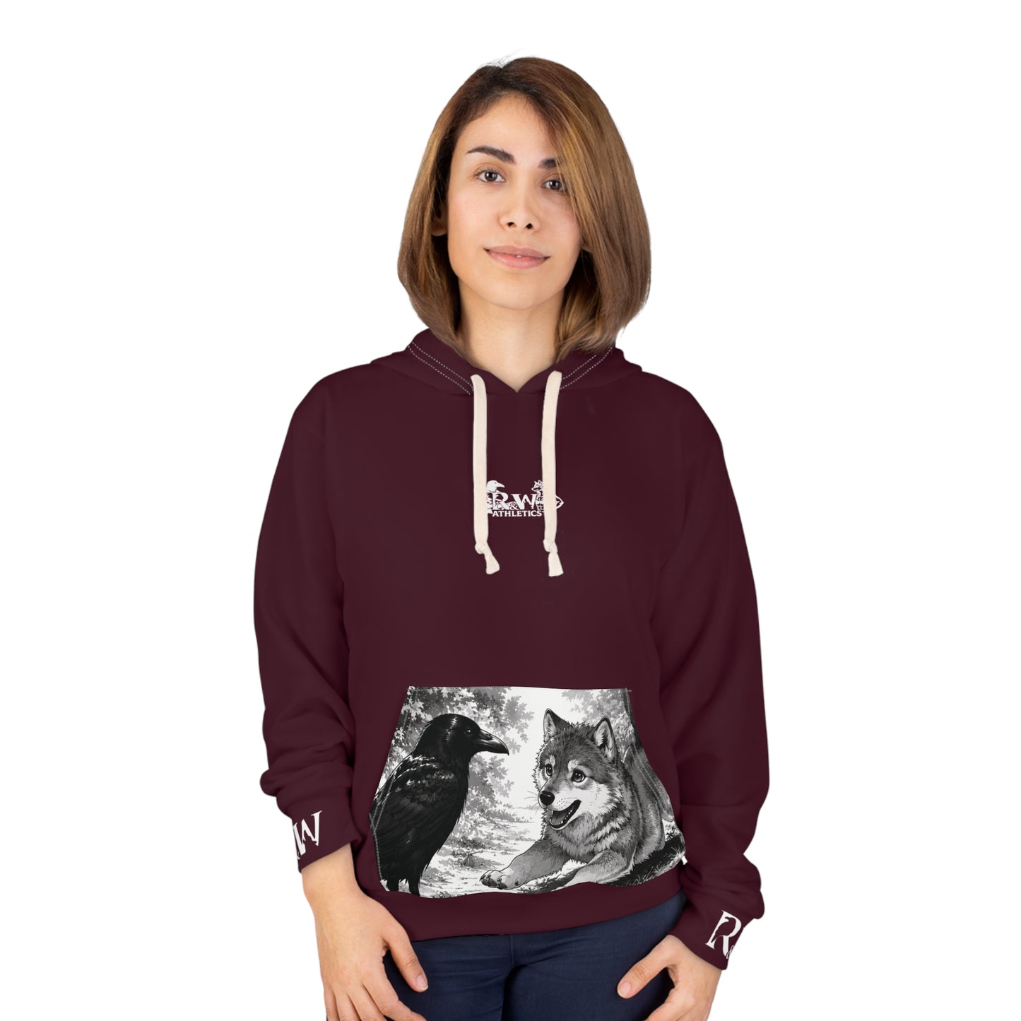 R&W Athletics Graphic Hoodie — "Origin Story" Vino Viejo Comic Panel Pullover