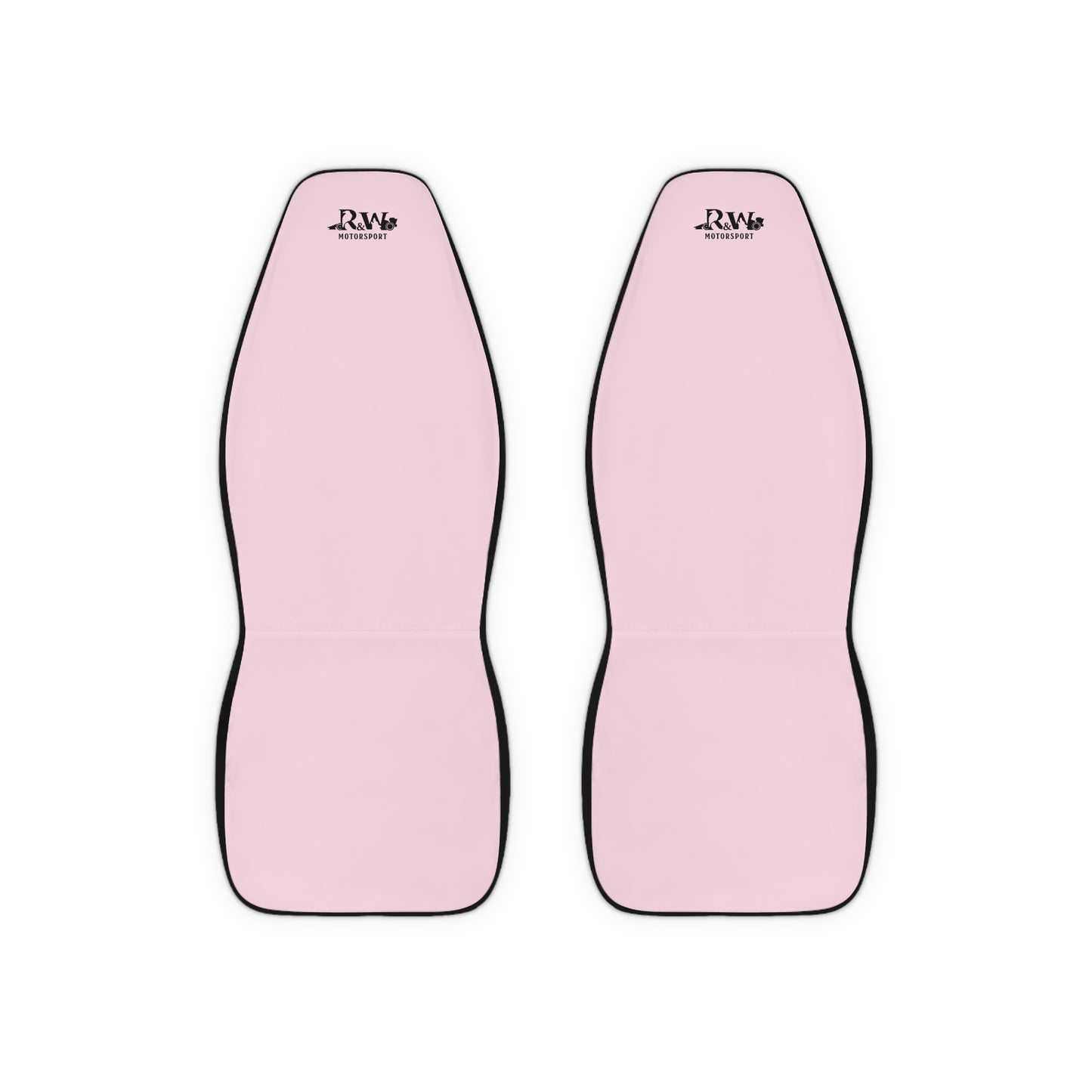 R&W Motorsport Car Seat Covers — Universal Front Seat Protectors - Performance Pink