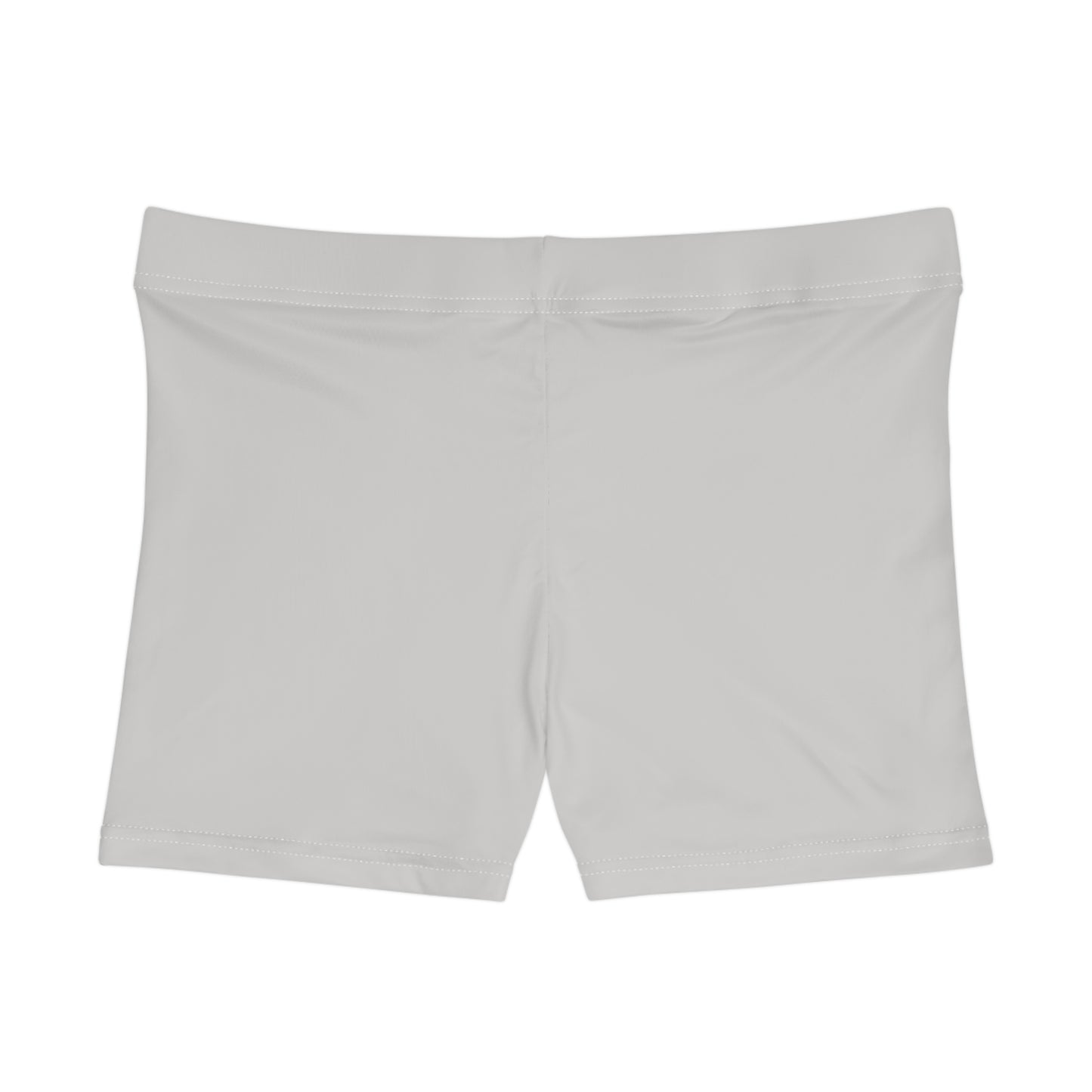 Women's Wolf Grey Athletic Shorts — Comfortable Activewear
