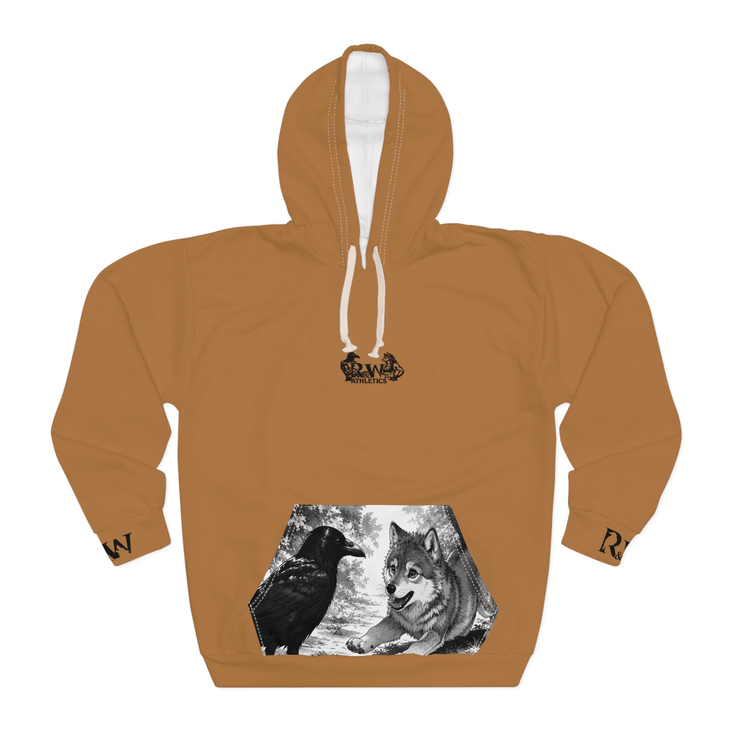 R&W Athletics Graphic Hoodie — "Origin Story" Cuero Cómodo Comic Panel Pullover