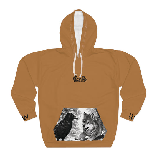 R&W Athletics Graphic Hoodie — "Origin Story" Cuero Cómodo Comic Panel Pullover