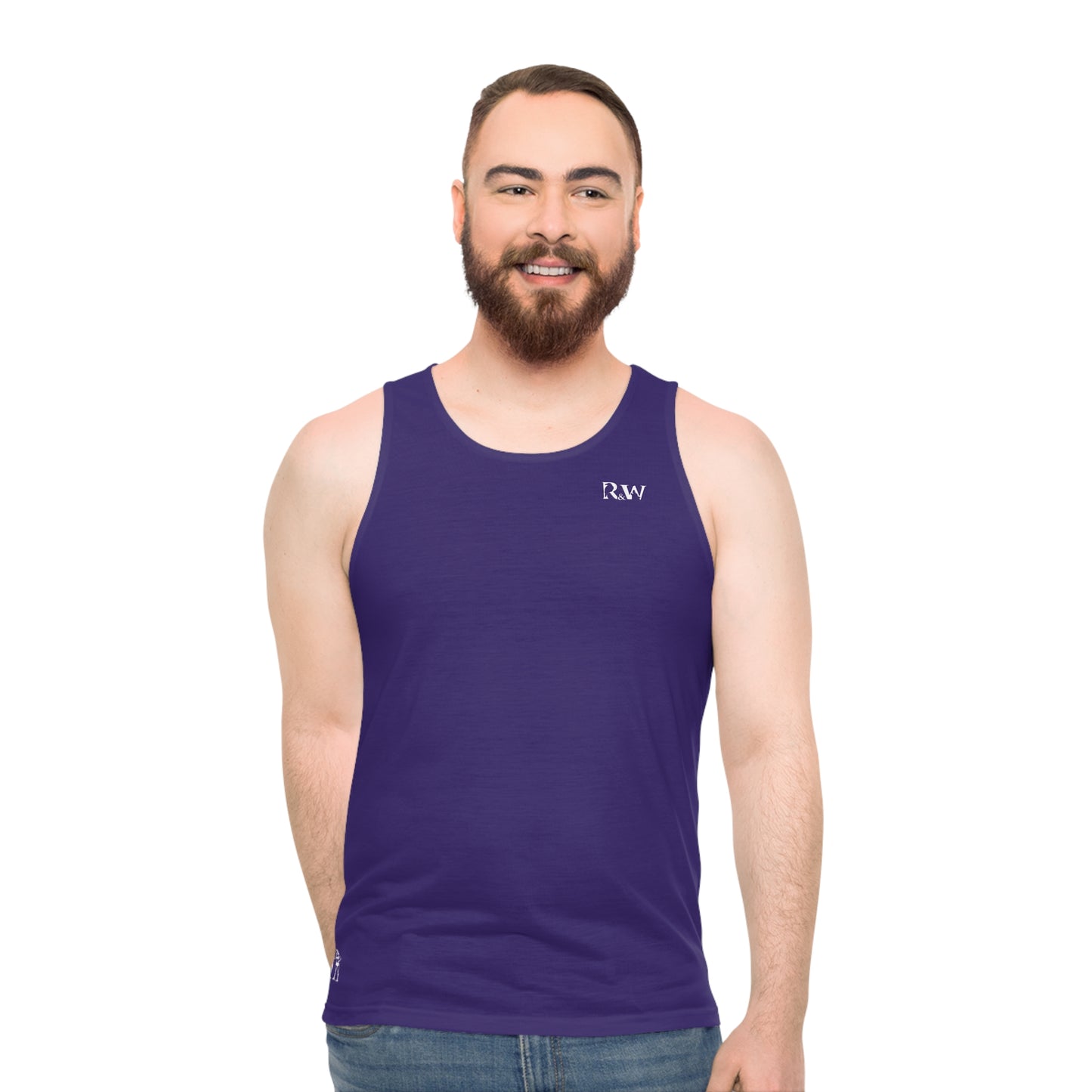 R&W Athletics Unisex Minimalist Tank Top — Raven