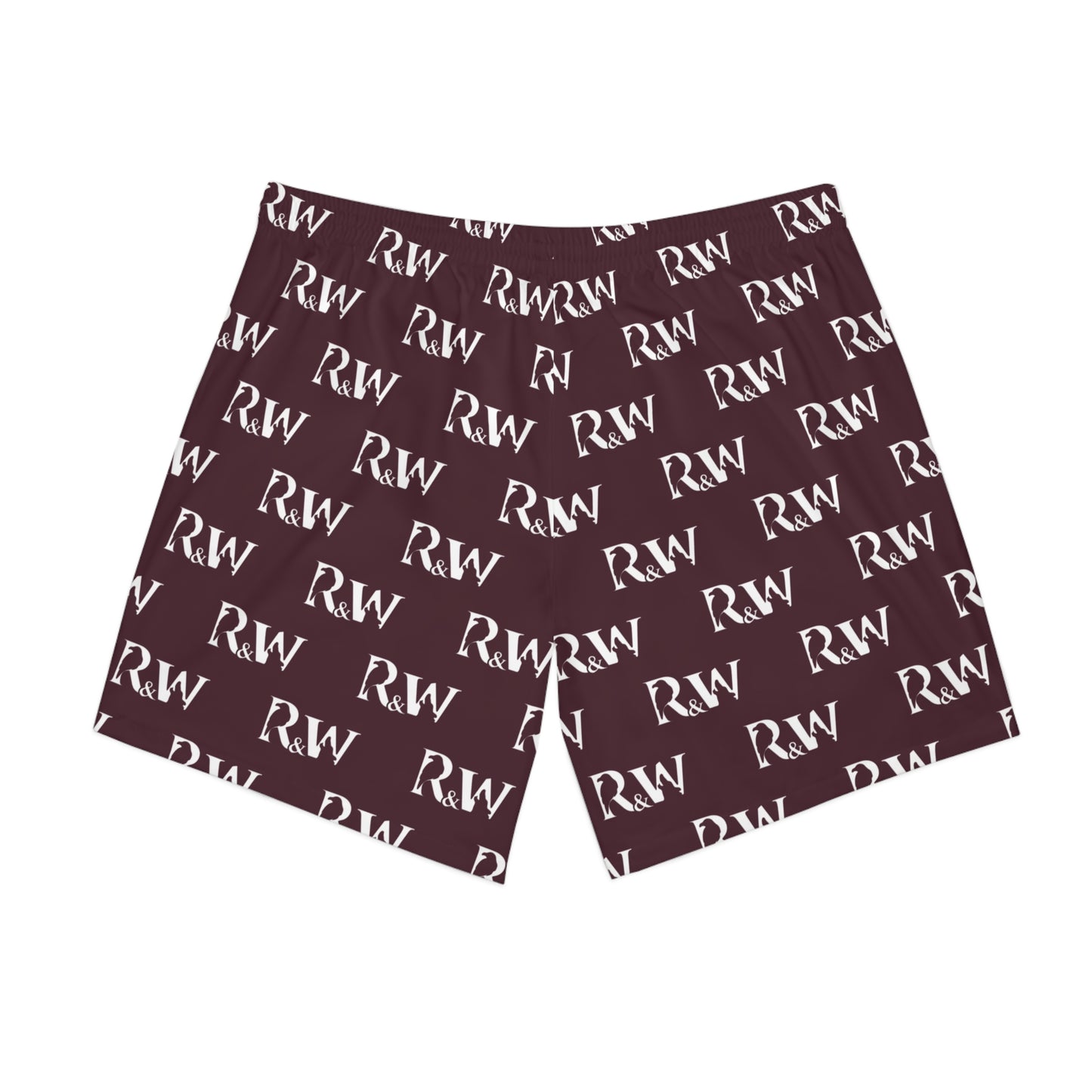 Men's Elastic Beach Shorts (Vino Viejo)