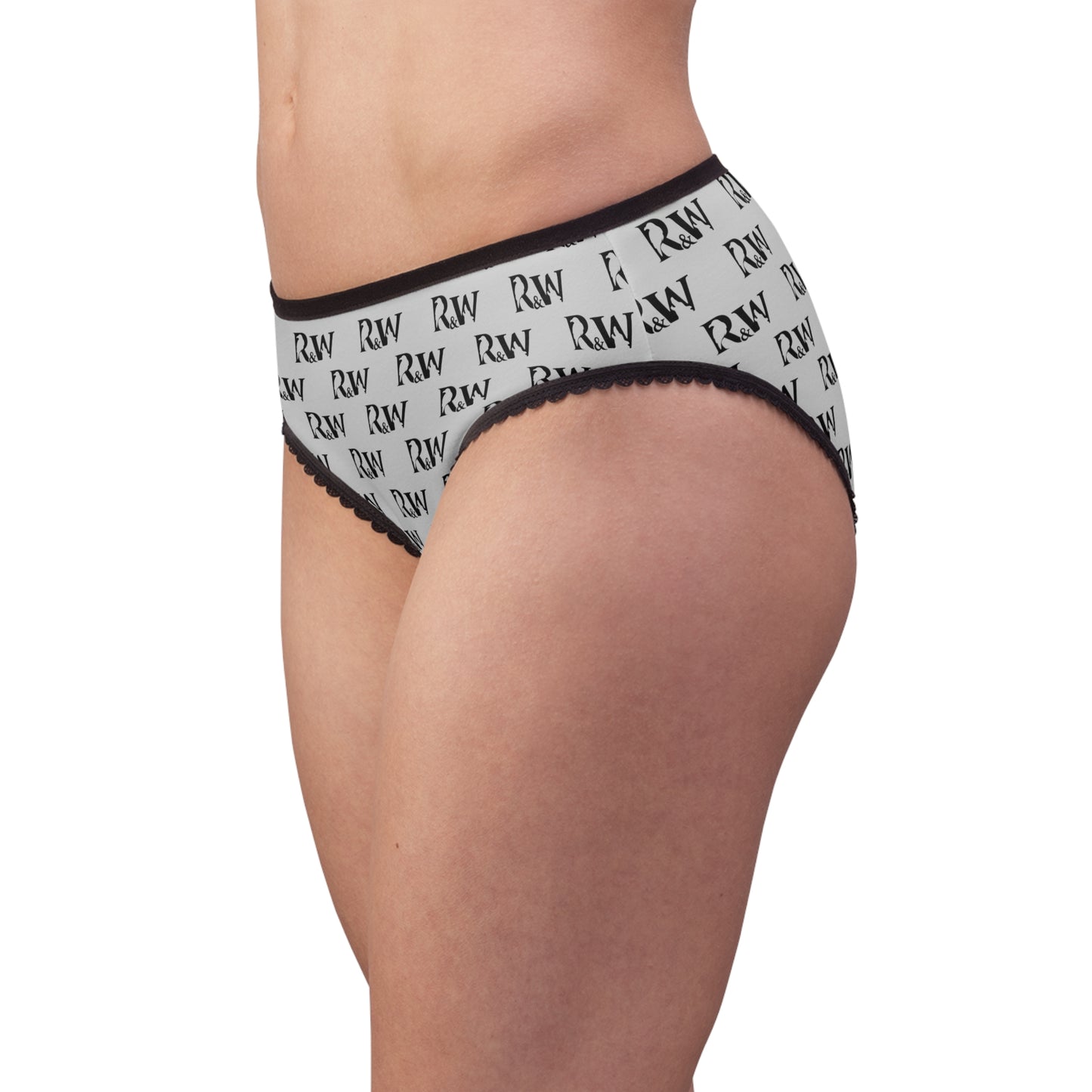 Women's Pattern Briefs — Wolf Grey
