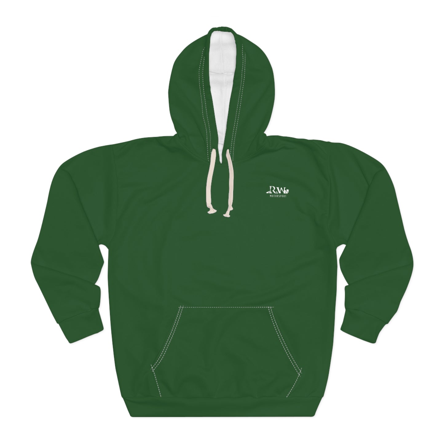 R&W Motorsport Minimalist Logo Hoodie (Verde Valiosa)