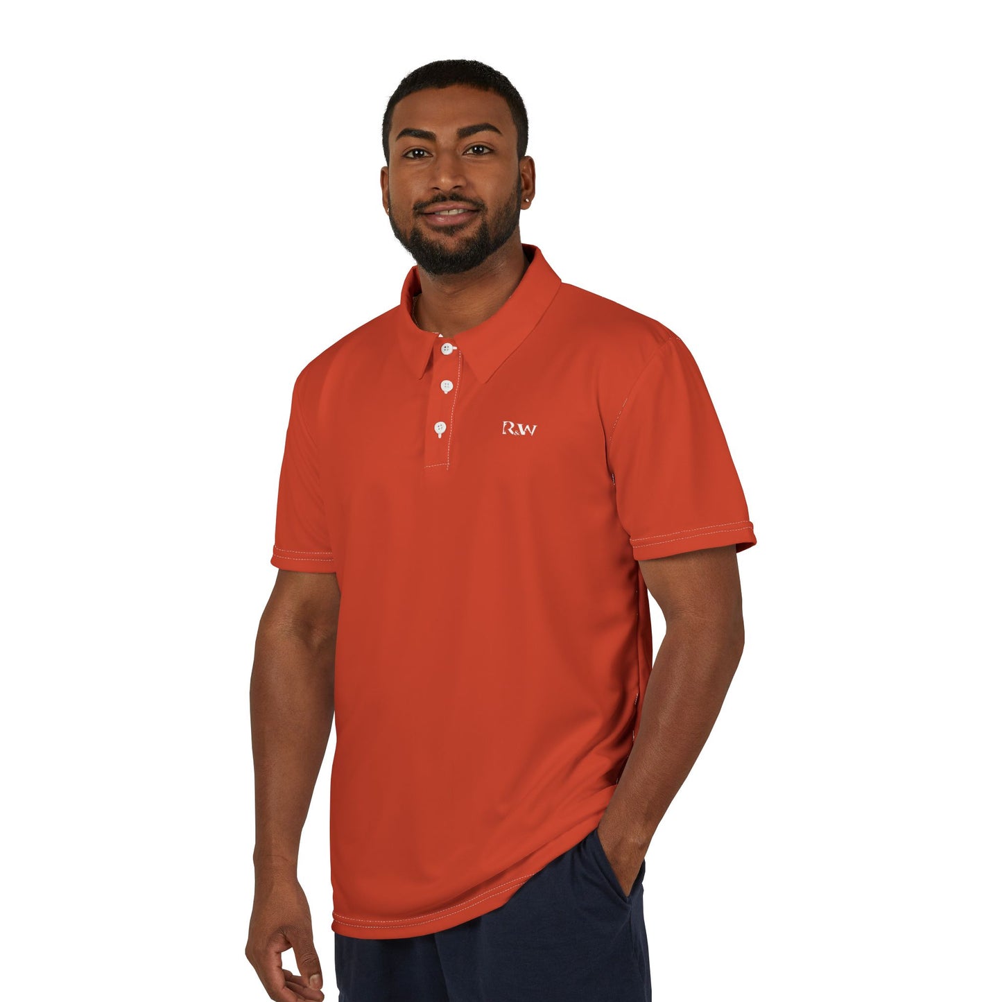 R&W Athletics Classic Polo—Rojo Rugiente II