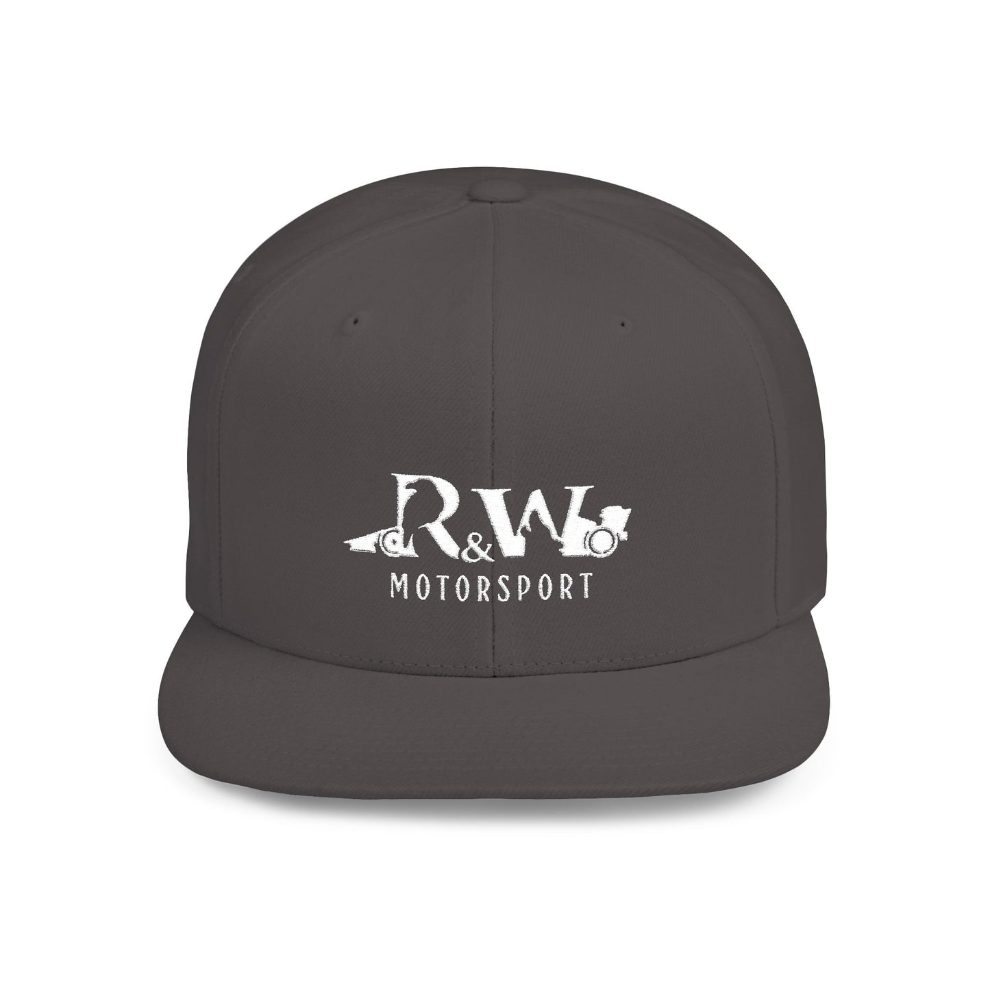 R&W Motorsport Distressed Logo Snapback Hat