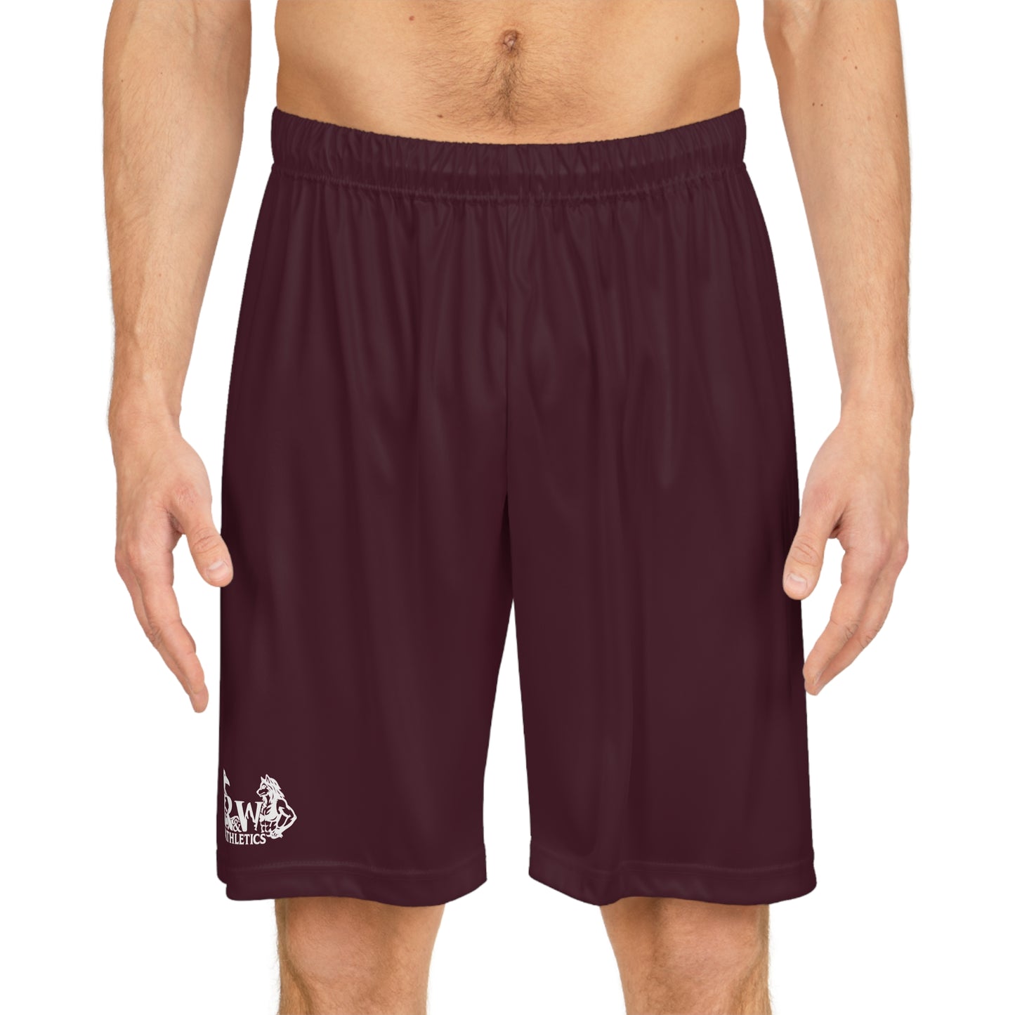 R&W Athletics Teamwork Logo Basketball Shorts—Vino Viejo