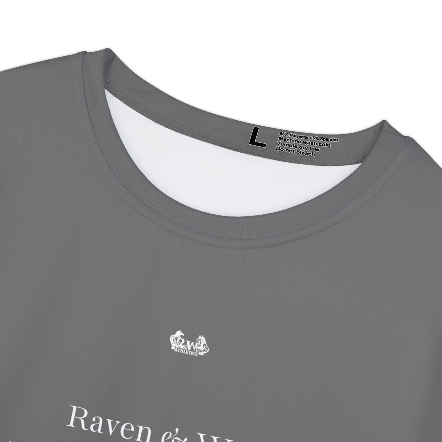 Women's Raven & Wolf "Origin Story" Vintage Comic Graphic Tee — Asphalt Grey