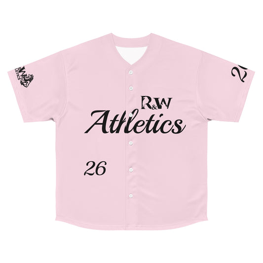 R&W Athletics Men's "Opening Day" Baseball Jersey — Performance Pink