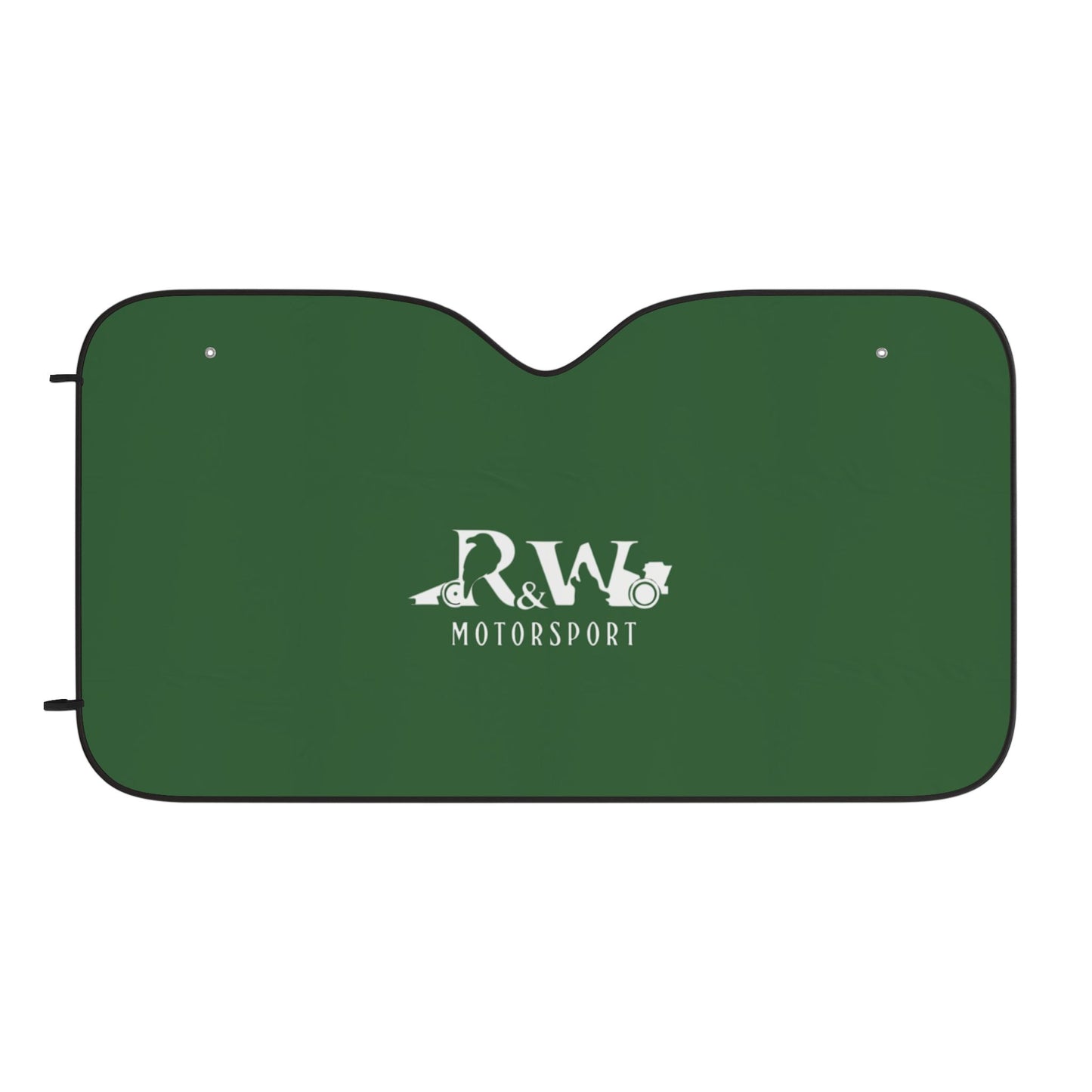 R&W Motorsport Car Sun Shade — Green