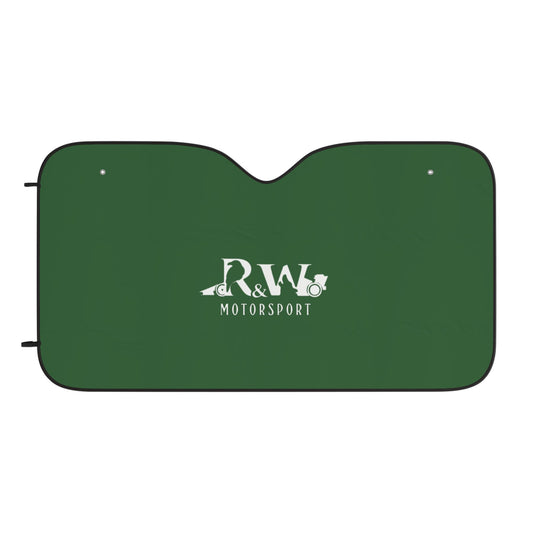 R&W Motorsport Car Sun Shade — Green