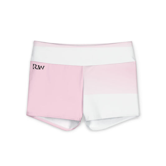 R&W Women's Lightweight Yoga Shorts - Performance Pink
