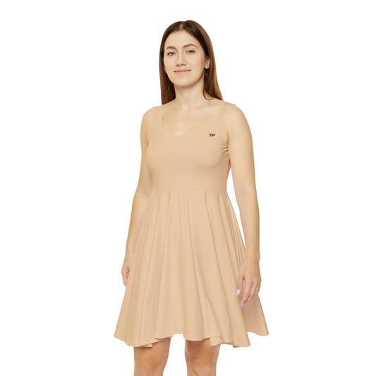 Dakar Dunes Women's Skater Dress — Classic Scoop Neck A-Line Summer Dress