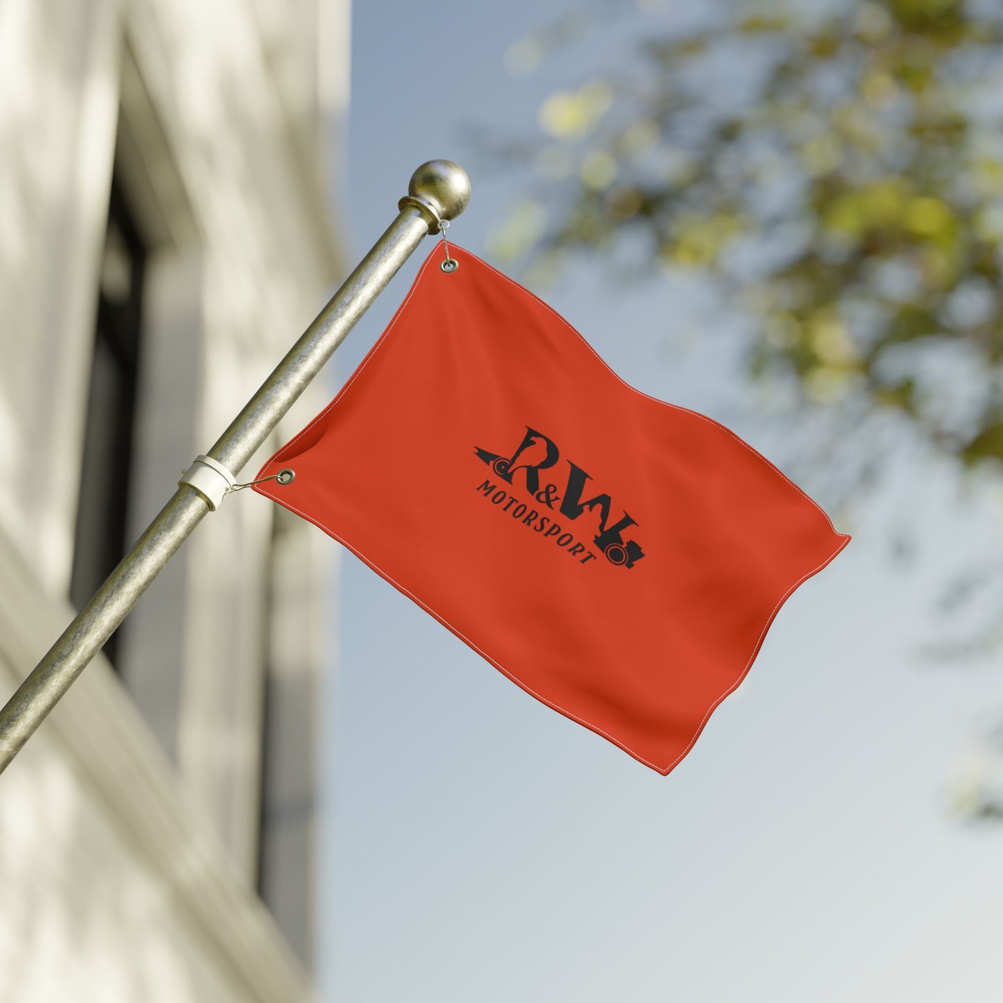 R&W Motorsport Team Flag (Rojo Rugiente I)