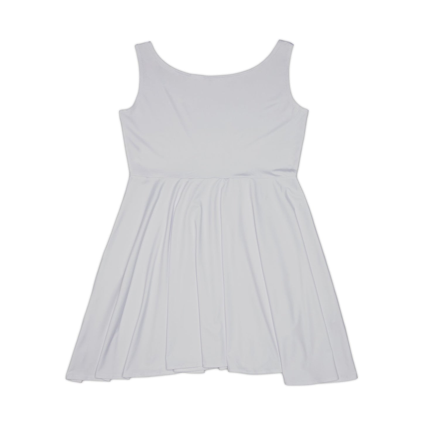 Wolf Grey Women's Skater Dress — Classic Scoop Neck A-Line Summer Dress