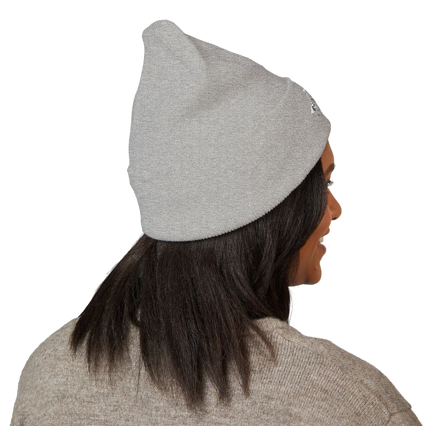 R&W Motorsport Embroidered Cuffed Beanie — Racing Logo Knit Hat