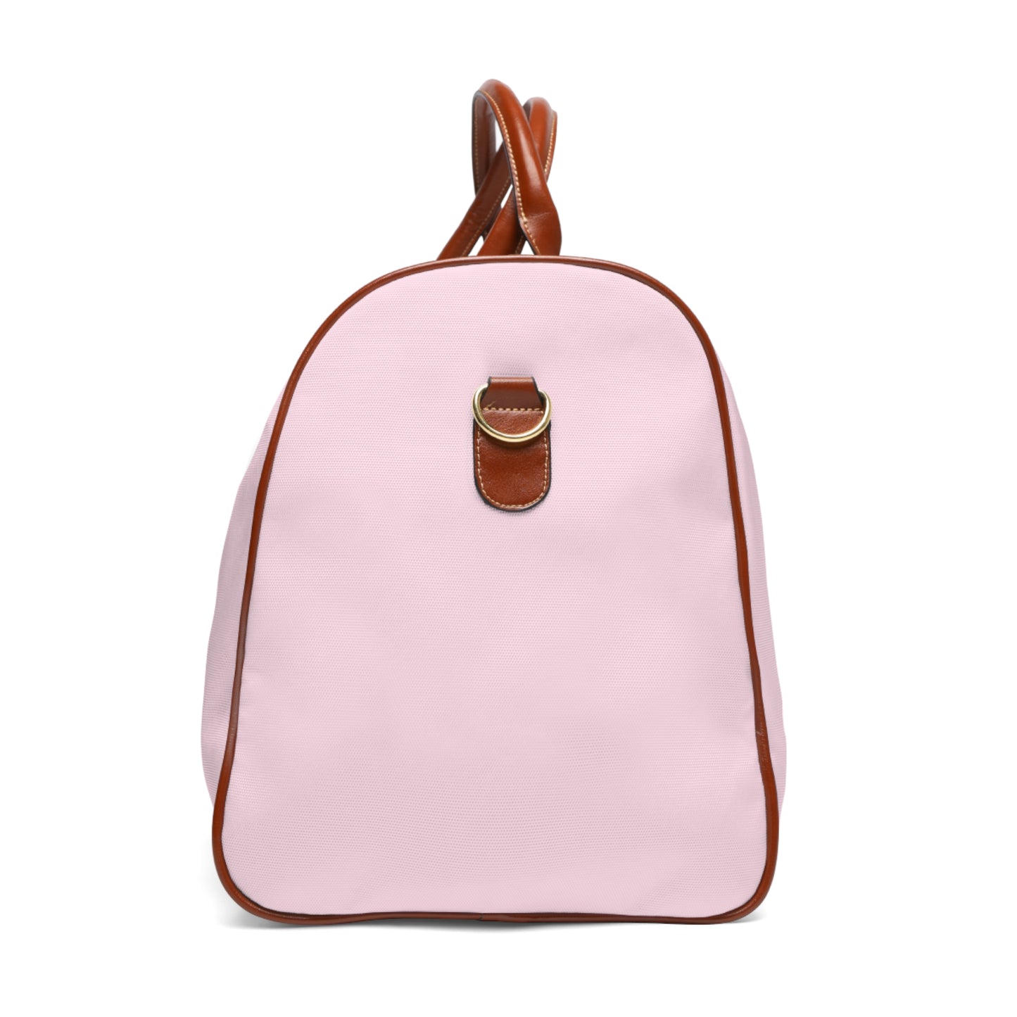 Monogram Waterproof Travel Duffle Bag – Performance Pink with Brown Trim