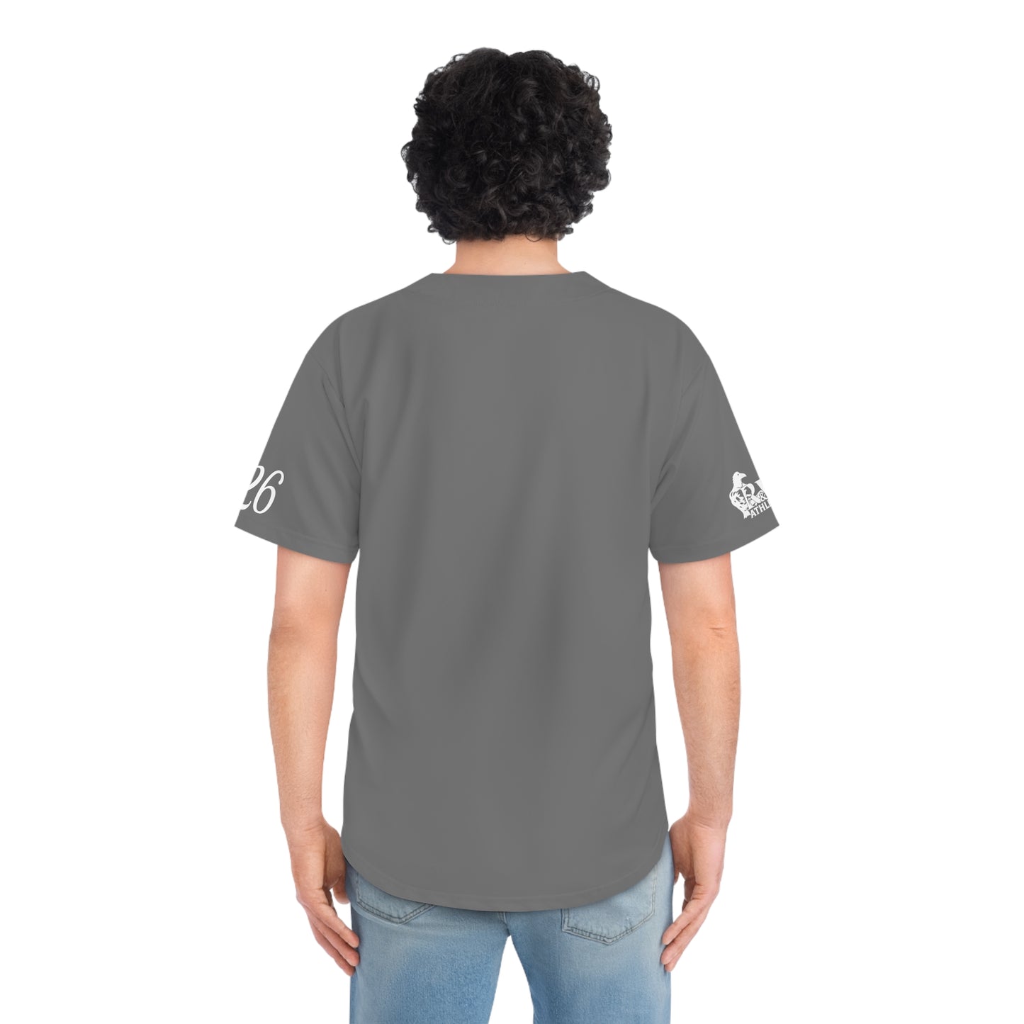 R&W Athletics Men's "Opening Day" Baseball Jersey — Asphalt Grey