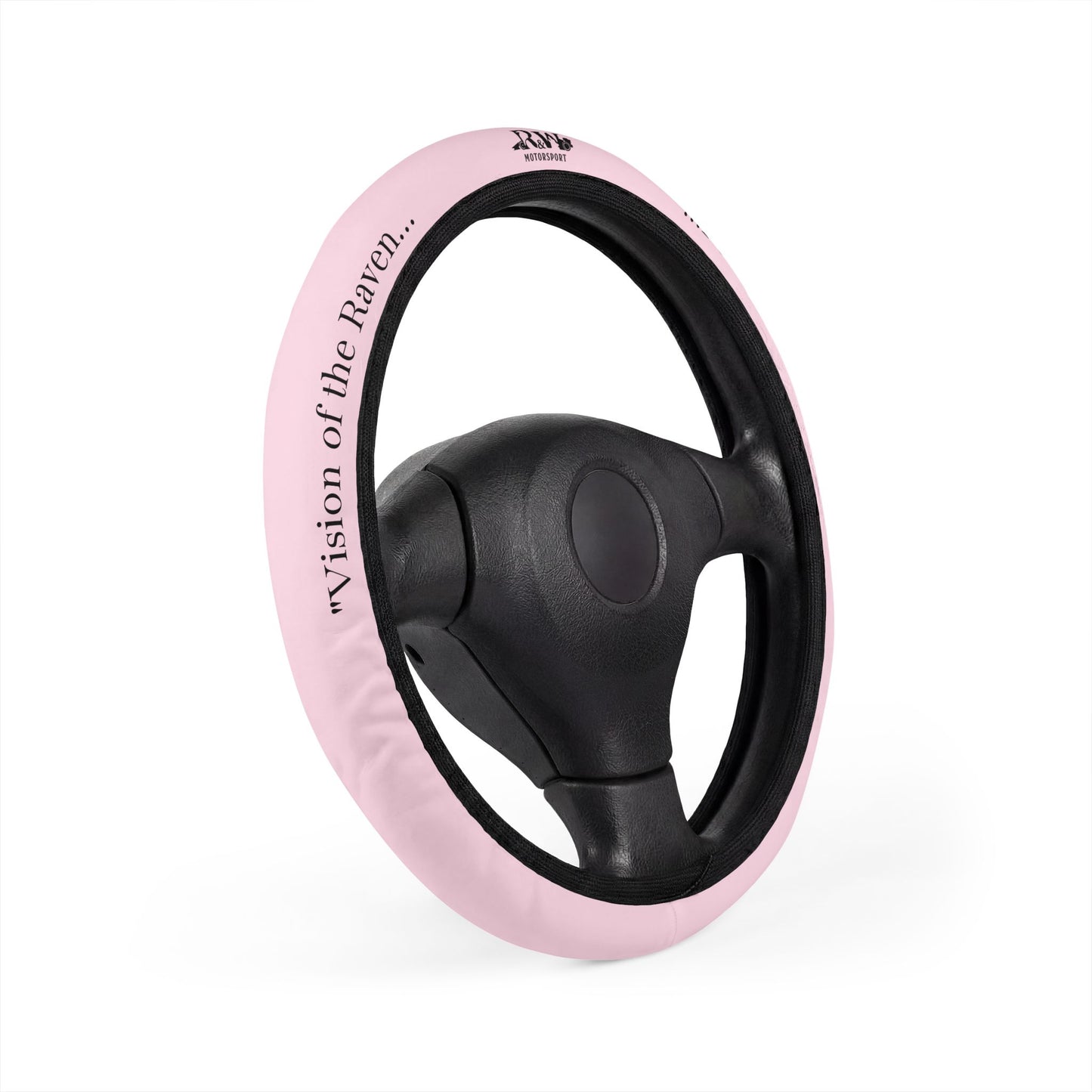 R&W Motorsport Team Motto "Performance Pink" Steering Wheel Cover