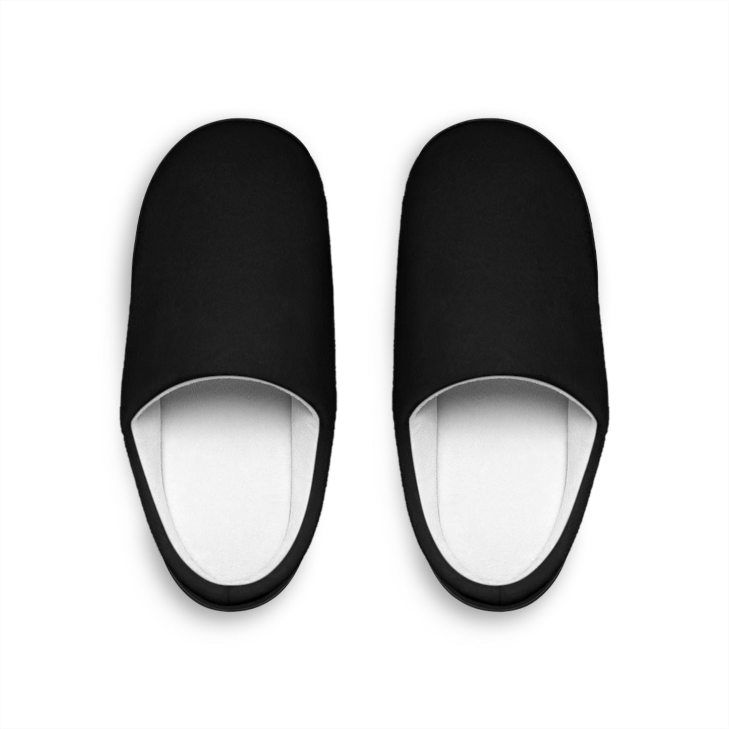 Indoor Slippers — Tarmac Black Small Logo Cozy House Shoes for Women