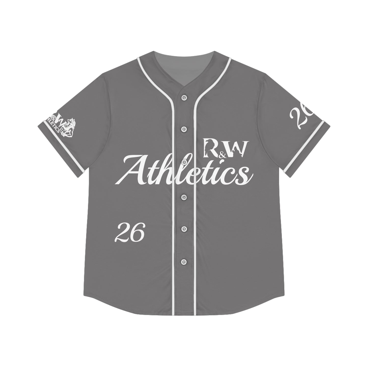 R&W Women's "Opening Day" Baseball Jersey — Asphalt Grey