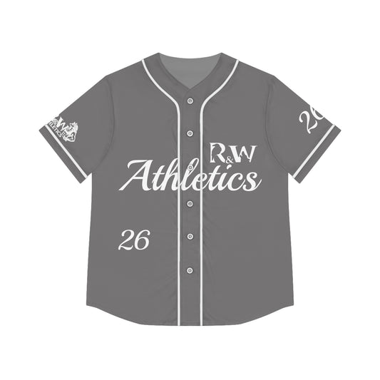 R&W Women's "Opening Day" Baseball Jersey — Asphalt Grey