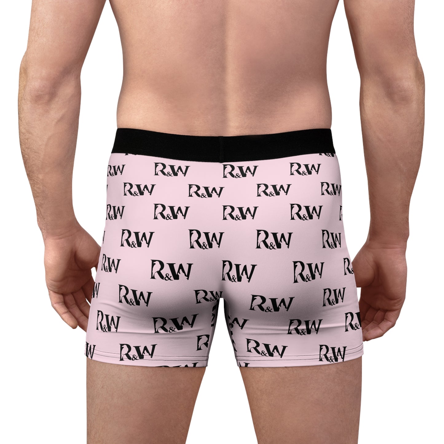 Men's Pattern Boxer Briefs — Performance Pink Men’s Underwear