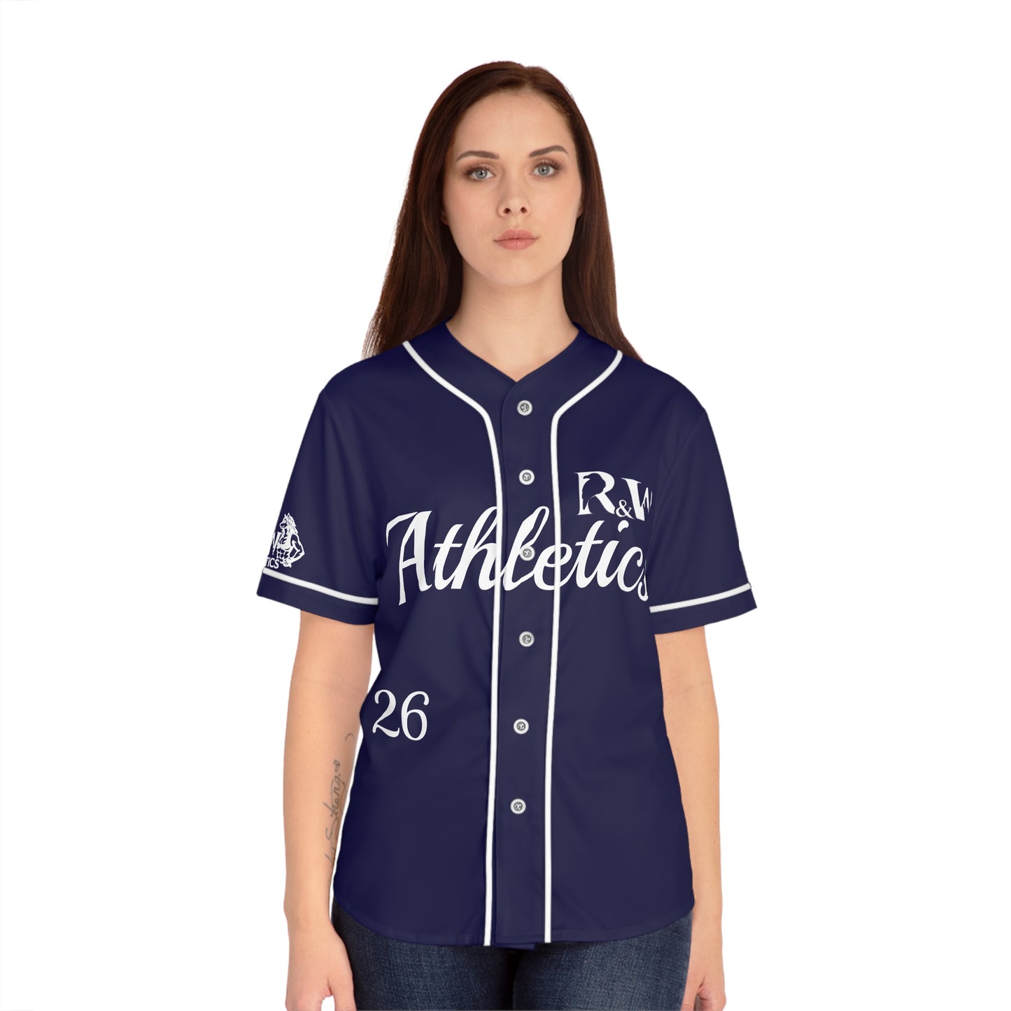 R&W Women's "Opening Day" Baseball Jersey — Noble Navy