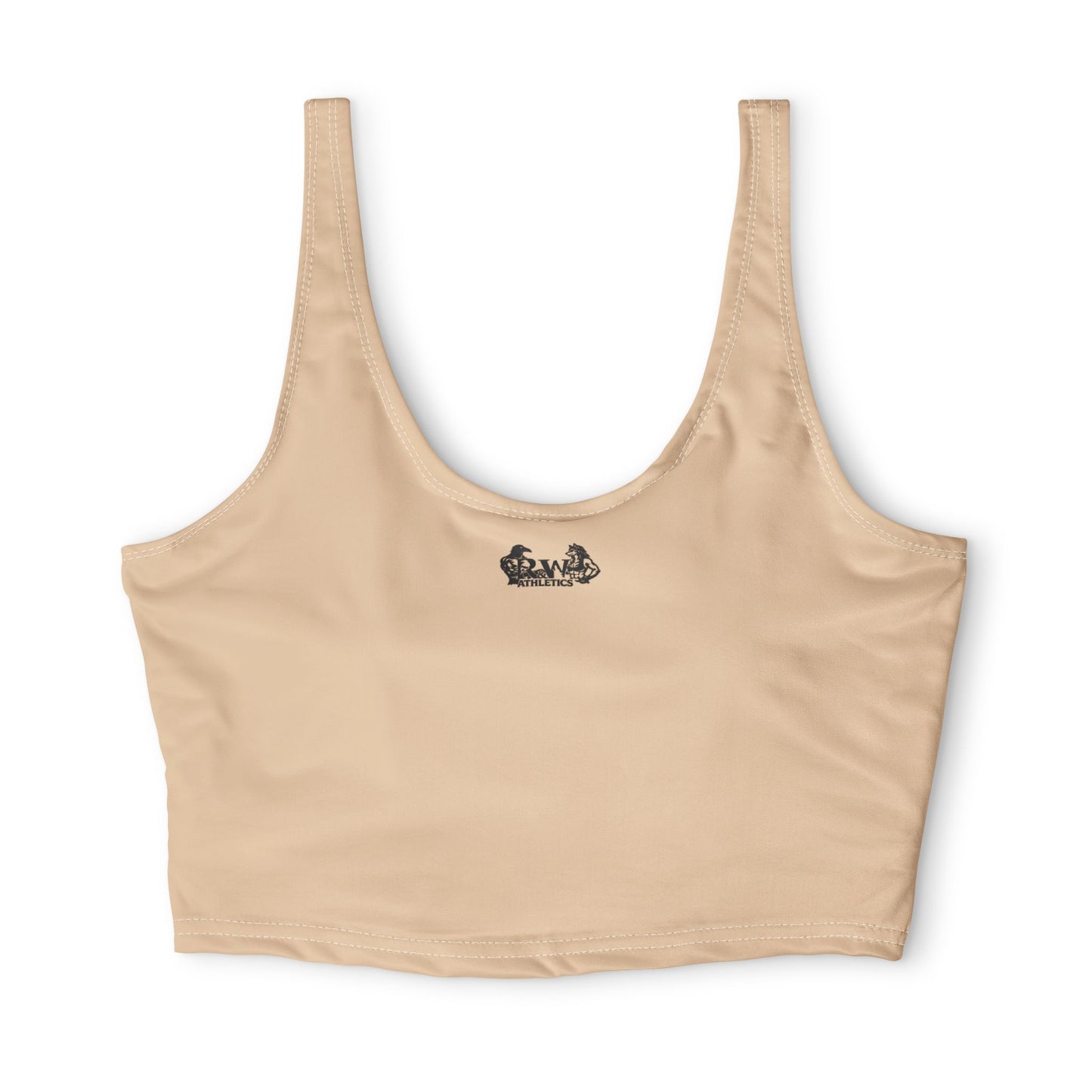 R&W Women's Monogram Sports Bra Athletic Top — Dakar Dunes