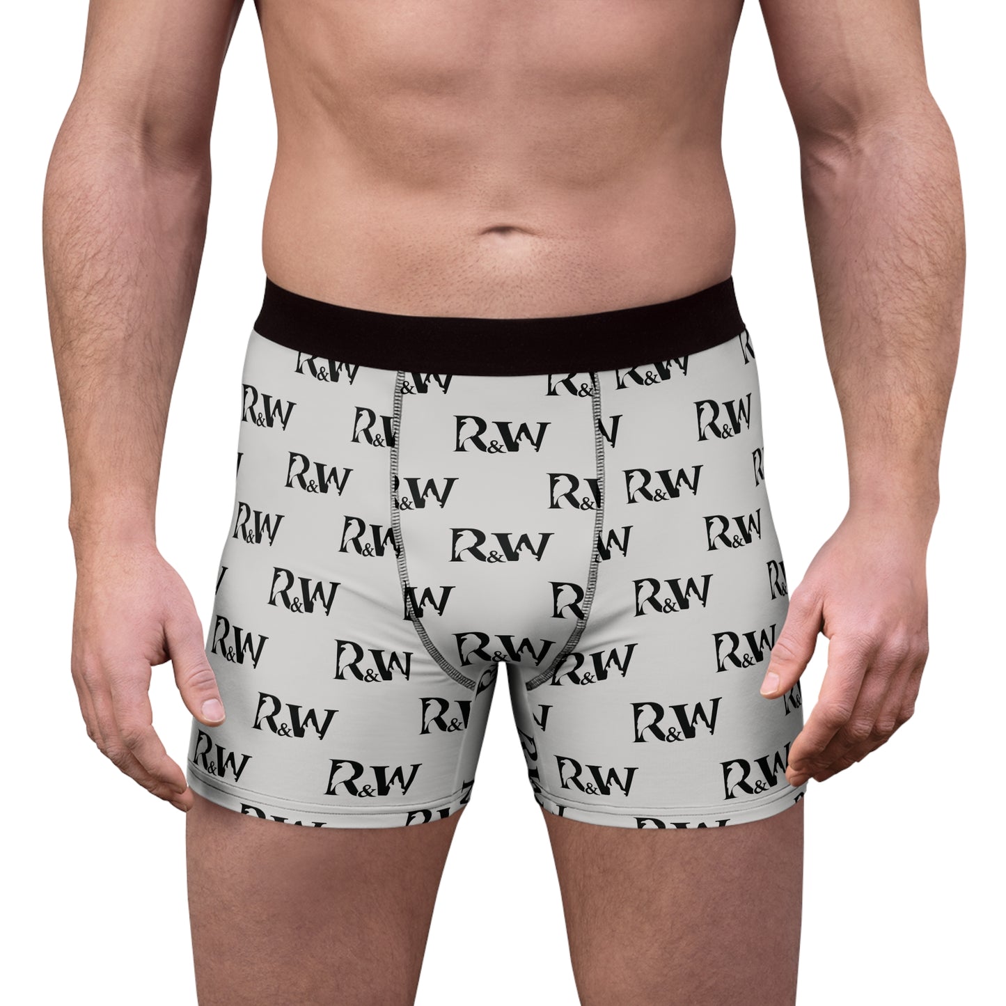 Men's Pattern Boxer Briefs — Wolf Grey Men’s Underwear