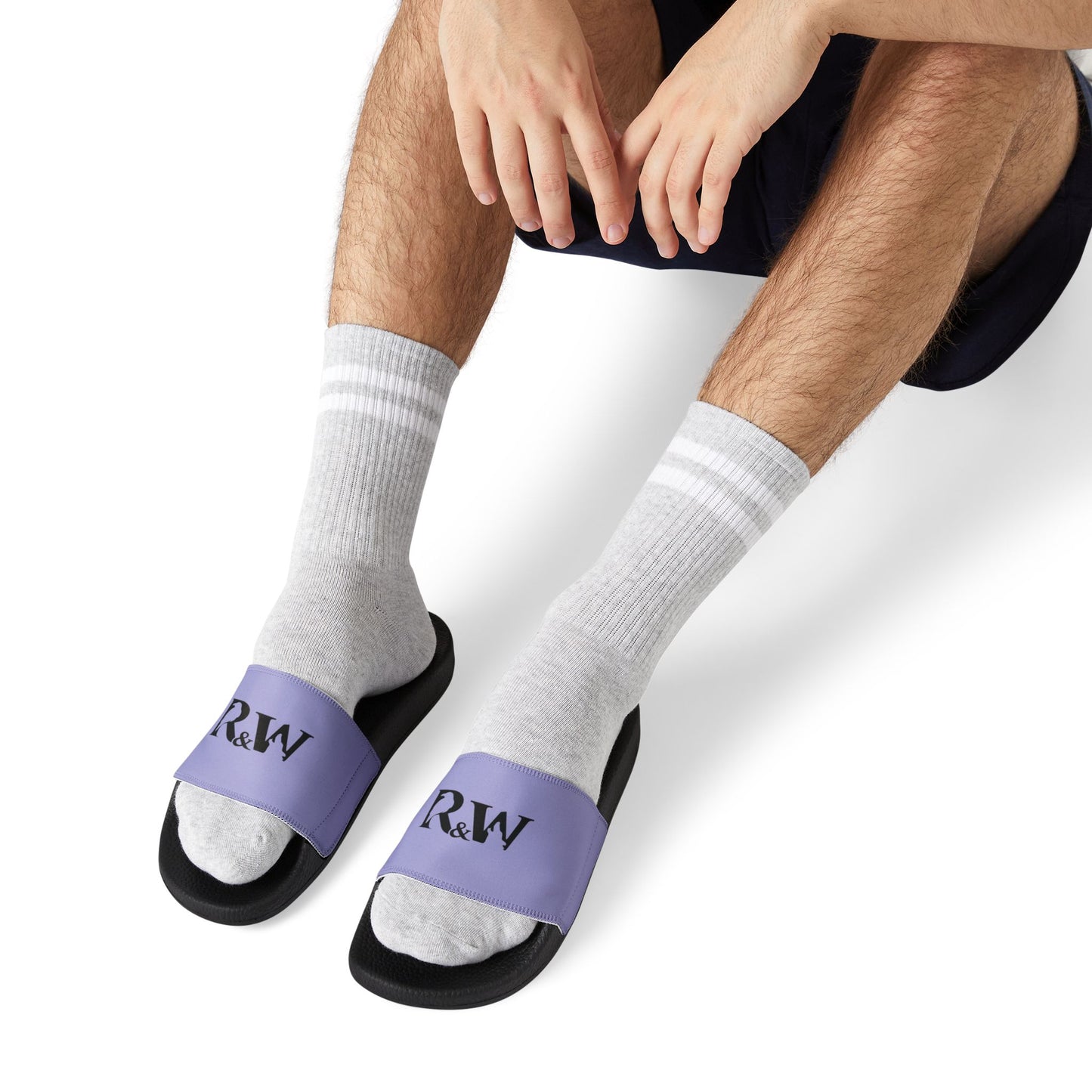 R&W Men's Slide Sandals — Amore II Casual Pool & Beach Slides