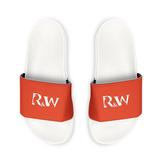 R&W Men's Slide Sandals — Rojo Rugiente II Casual Pool & Beach Slides
